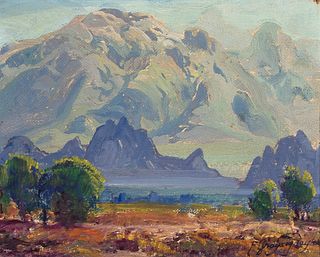 Fred Grayson Sayre, Untitled (Mountain Landscape)