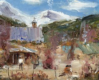 Albert Hopkins, Untitled (Southwestern Landscape)