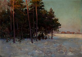 Teodor Ziomek, Untitled (Winter Landscape)