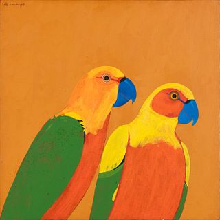 Louis DeMayo, Two Parrots
