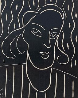 Henri Matisse Signed Linocut Teeny