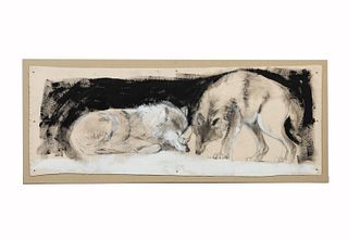 HELEN DURANT, "AFFECTION" TWO WOLVES A/C