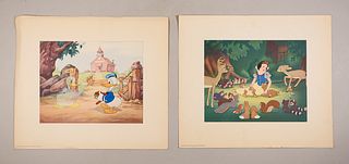 2 Walt Disney Productions Dye Transfer Prints