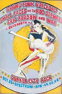 Spencer Zahn Grand Funk Railroad Concert Poster