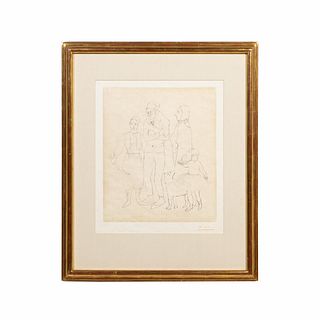 AFTER PICASSO "FAMILLE DES SALTIMBANQUES" ETCHING