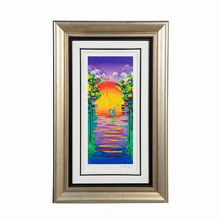 PETER MAX SERIGRAPH ON PAPER "BETTER WORLD