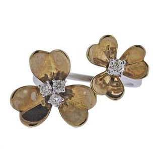  Kallati Gold Diamond Flower Ring