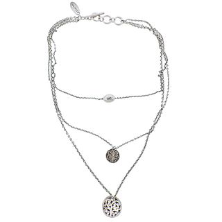 Lois Hill Sterling Silver Charm Necklace