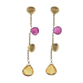 Marco Bicego Gold Briolette Gemstone Earrings