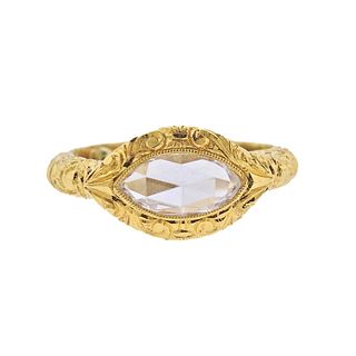 Aylin Aker 22k Gold Diamond Ring