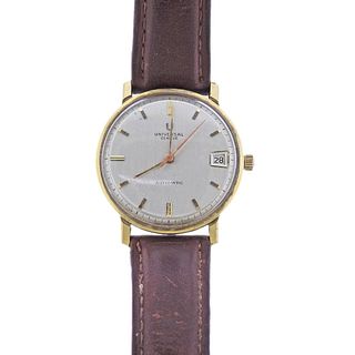 Vintage Universal 14k Gold Automatic Men's Watch 14822