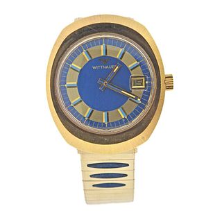 Wittnauer 1970's Gold Plated Manual Wind Watch 