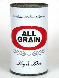 1961 All Grain Lager Beer 12oz 29-29 Flat Top Omaha, Nebraska