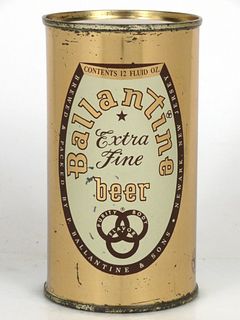 1958 Ballantine Extra Fine Beer 12oz 33-39.1 Flat Top Newark, New Jersey