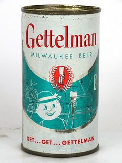 1958 Gettelman Milwaukee Beer 12oz 69-23 Flat Top Milwaukee, Wisconsin