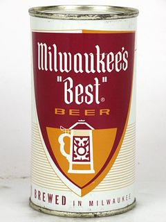 1961 Milwaukee's "Best" Beer 12oz 100-08.1 Flat Top Milwaukee, Wisconsin