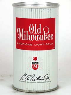 1962 Old Milwaukee Beer 12oz 107-30 Flat Top Milwaukee, Wisconsin