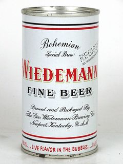 1958 Wiedemann's Fine Beer 12oz 145-28 Flat Top Newport, Kentucky