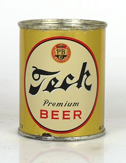 1960 Tech Premium Beer 8oz 242-20 Bank Top Pittsburgh, Pennsylvania