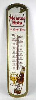 1964 Meister Bräu Beer Thermometer Chicago, Illinois