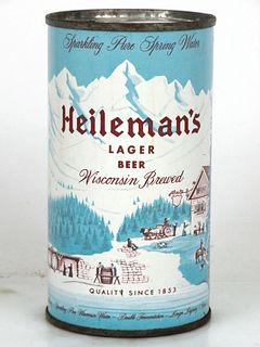 1959 Heileman's Lager Beer 12oz 81-22 Flat Top La Crosse, Wisconsin