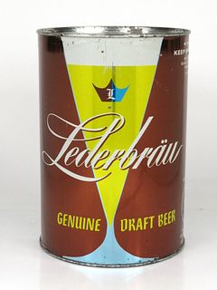 1964 Lederbrau Draft Beer 164oz One Gallon 245-11 Chicago, Illinois
