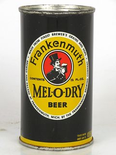 1952 Frankenmuth Mel-O-Dry Beer 12oz 66-30 Flat Top Frankenmuth, Michigan