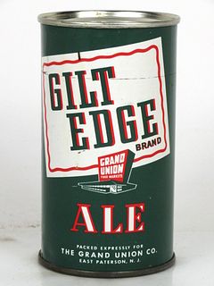 1955 Gilt Edge Ale 12oz 69-32 Flat Top Trenton, New Jersey