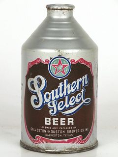 1946 Southern Select Beer 12oz 198-35.1 Crowntainer Galveston, Texas