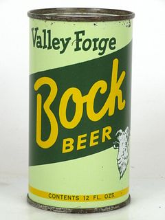 1957 Valley Forge Bock Beer 12oz 143-09 Flat Top Norristown, Pennsylvania
