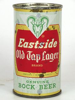 1958 Eastside Old Tap Bock Beer 12oz 58-23 Flat Top Los Angeles, California