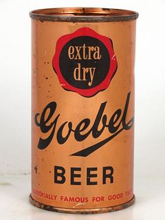 1954 Goebel Extra Dry Beer 12oz 70-19.2 Flat Top Oakland, California