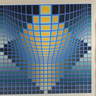 VICTOR VASARELY (HUNGARIAN, 1906-1997).