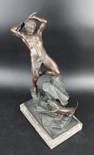 Helmuth Schievelkamp (Ger 1849 - 1890) Bronze.