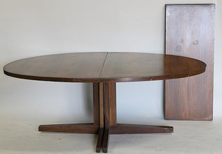 Vintage Rosewood Dining Table And A Leaf.