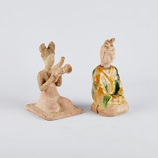 Grp: 2 Chinese Tang Figures - Damaged