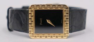 JEWELRY. Lady's Piaget 18kt Gold Mechanical Watch.