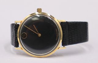 JEWELRY. Men's Mathey-Tissot 14kt gold Watch.