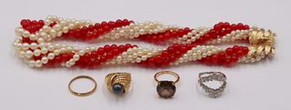 JEWELRY. Assorted Gold, Diamond, Pearl, and Gem