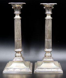 SILVER. Pair of Signed German .800 Silver