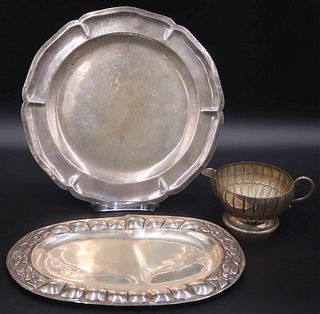 STERLING. Mexican Sterling Hollowware Grouping.