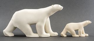 After Francois Pompon Polar Bear Sculptures