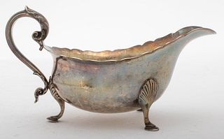 Tiffany Sterling Footed Sauce Boat