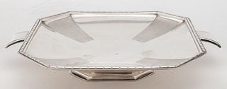 English Silverplate Footed Candy Dish