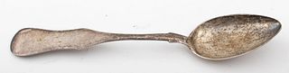 19th Century Russian .875 Silver Large Spoon 1860
