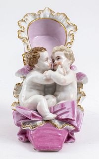 Meissen Porcelain Figural Group w/ Cupids