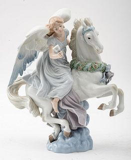 Lladro "A Message of Joy" Large Porcelain Figure