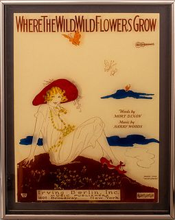"Where the Wild Wild Flowers Grow" Glass Print