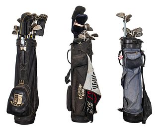 Golfclubs including Callaway Big Bertha and Bags
