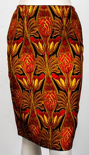 Prada x Holliday & Brown Collab Patterned Skirt